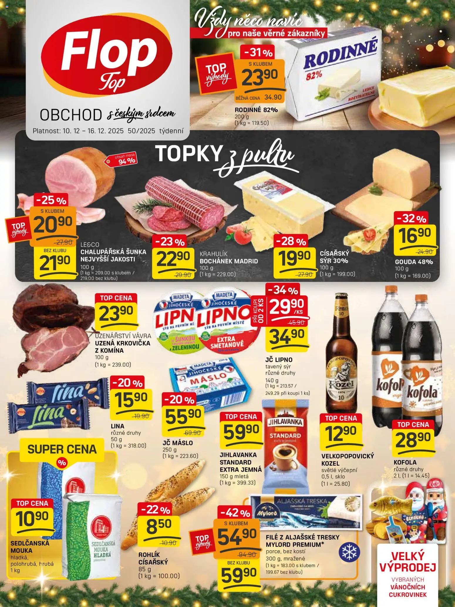 Flop leták - FlopTop - strana 1- platný od 10.12.2025