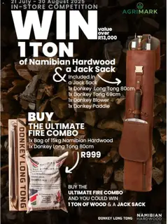 Preview Agrimark Donkey Long Tongs & Namibian Hardwood Competition valid from 21/07/2025