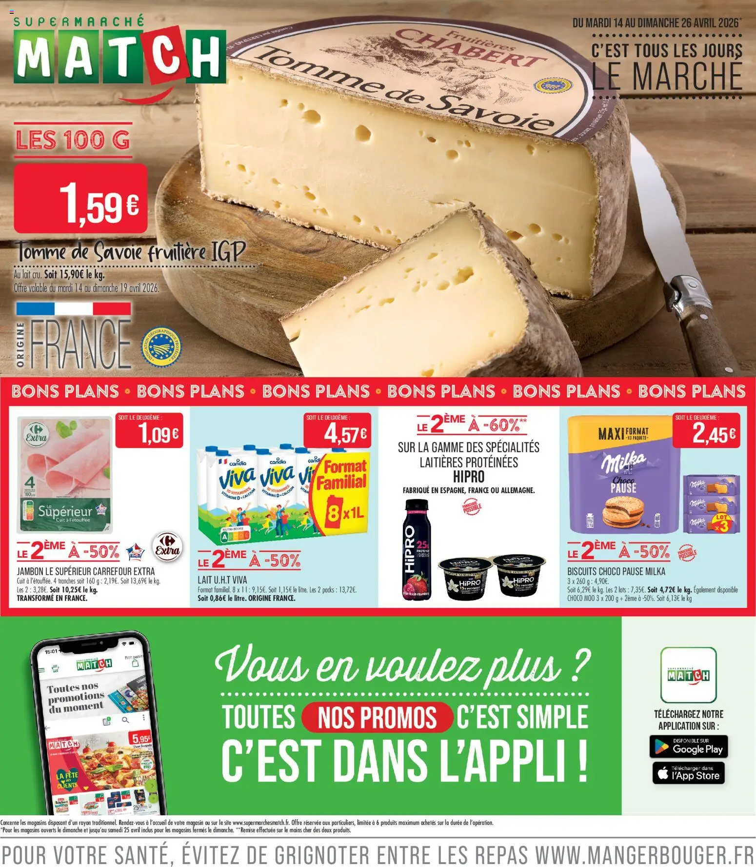 Match Supermarché catalogue - page 1 - valable à partir du 14/04/2026
