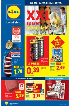 Vorschau Lidl Aktionen gültig ab 23.10.2025