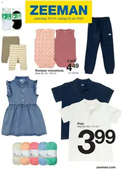 Zeeman folder geldig vanaf 19/07/2025