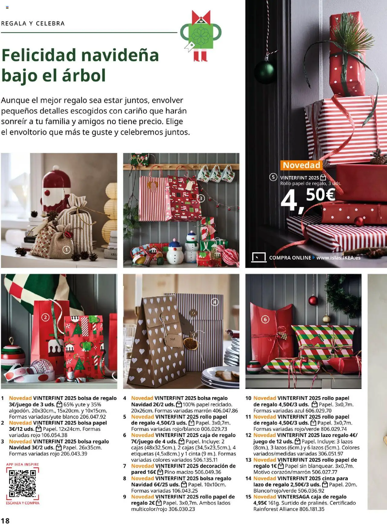 Catálogo IKEA Brochure de navidad - Página de 18 - Válido desde 01/10/2025
