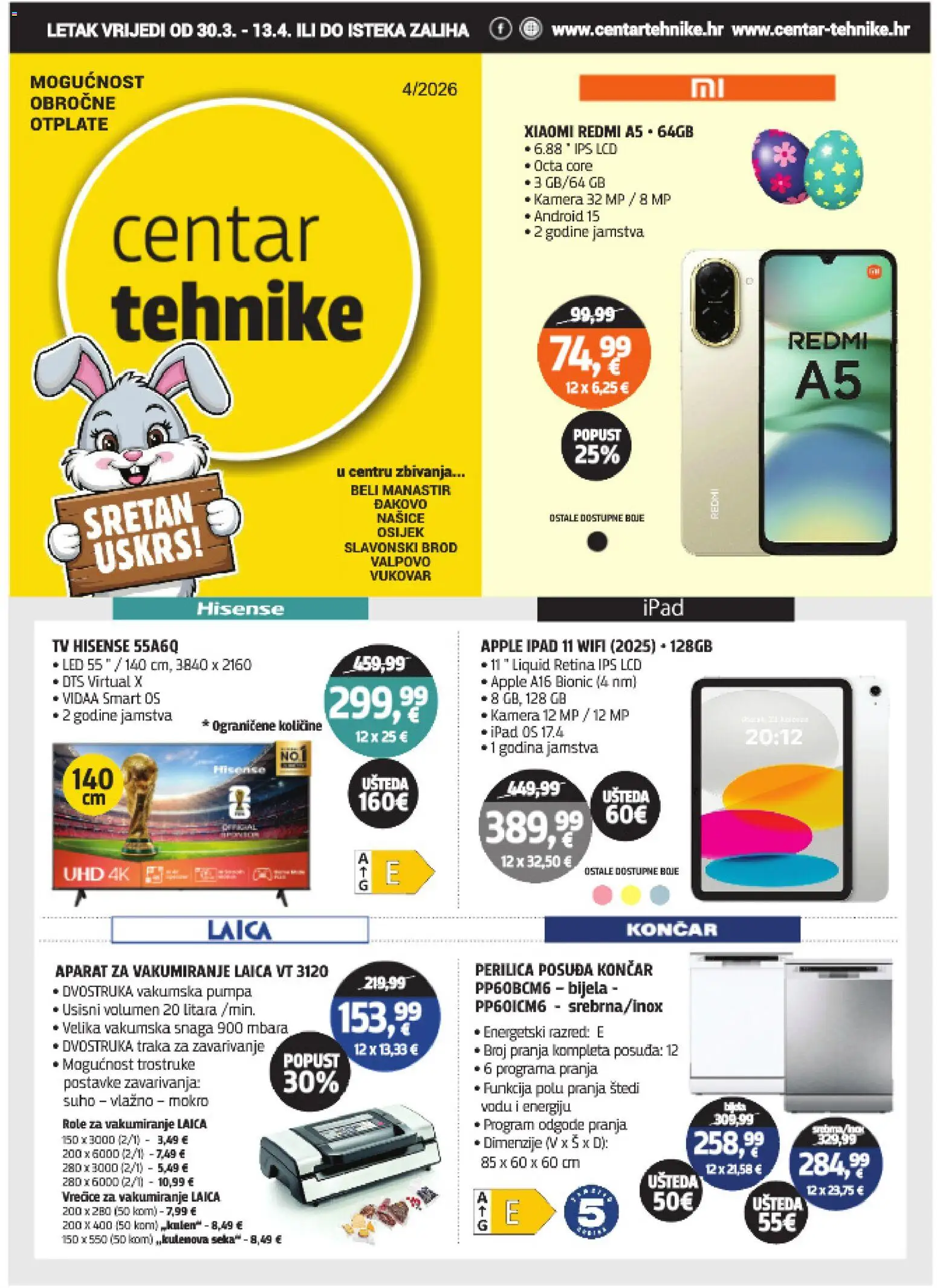 Katalog Centar Tehnike - stranica 1- važeći od 30.03.2026