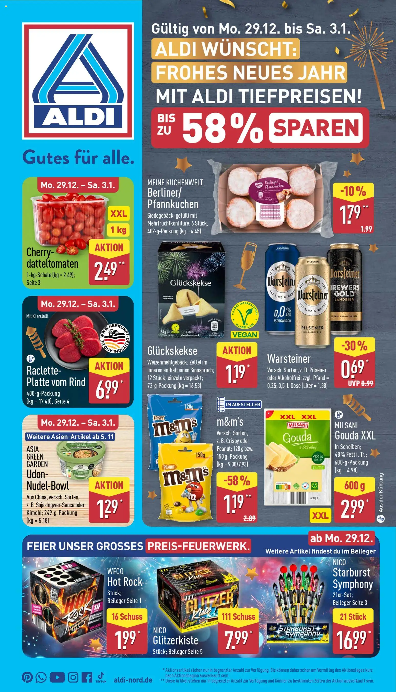 Aldi Prospekt 	 - Seite 1 - gültig ab 29.12.2025