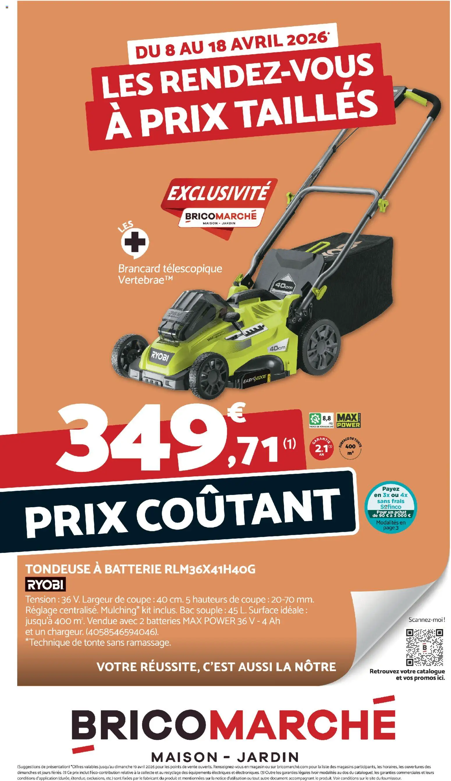 Bricomarché catalogue - page 1 - valable à partir du 08/04/2026