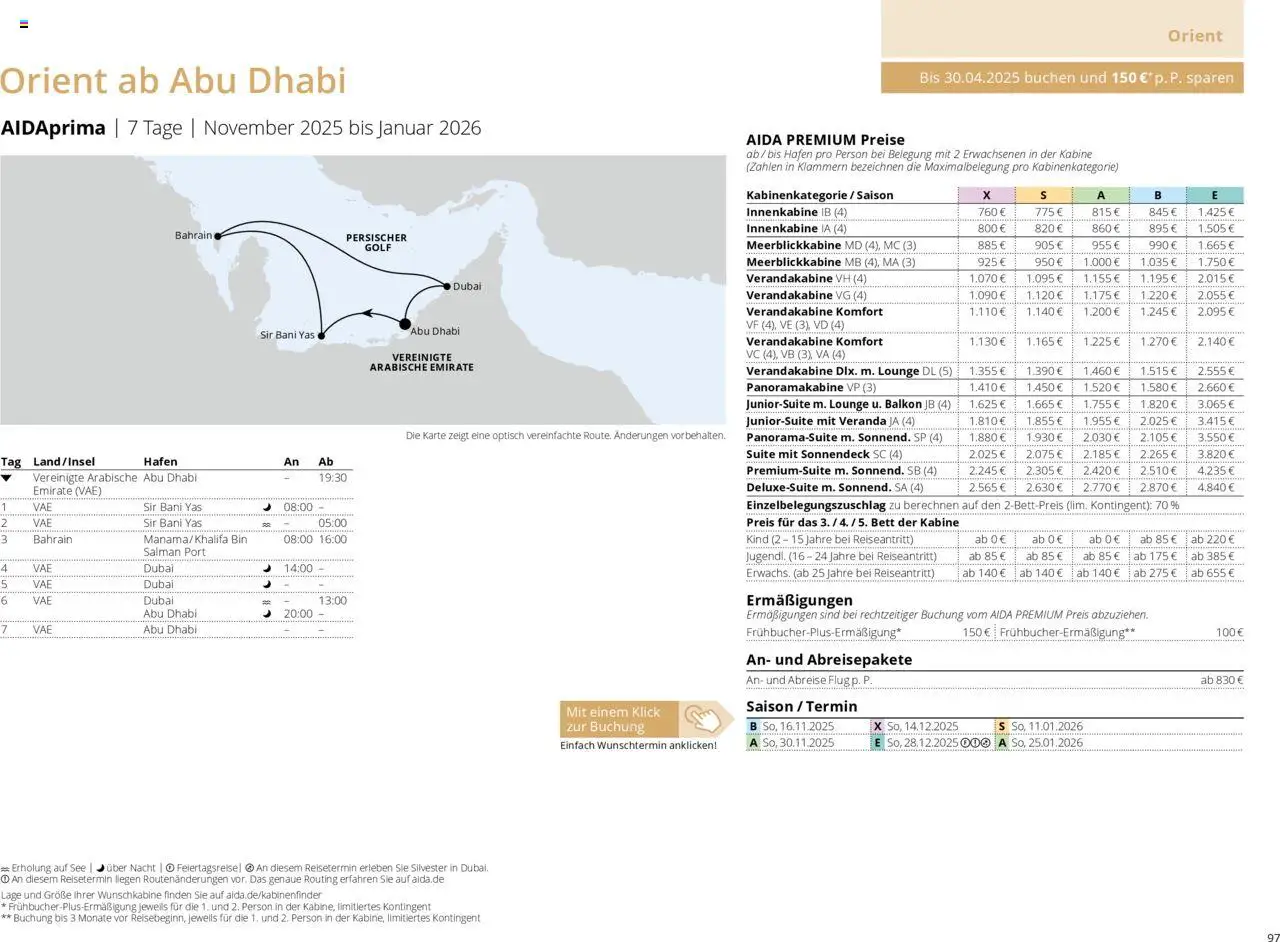 Aida Prospekt Winter 2025/26 - Seite 97 - gültig ab 01.10.2025