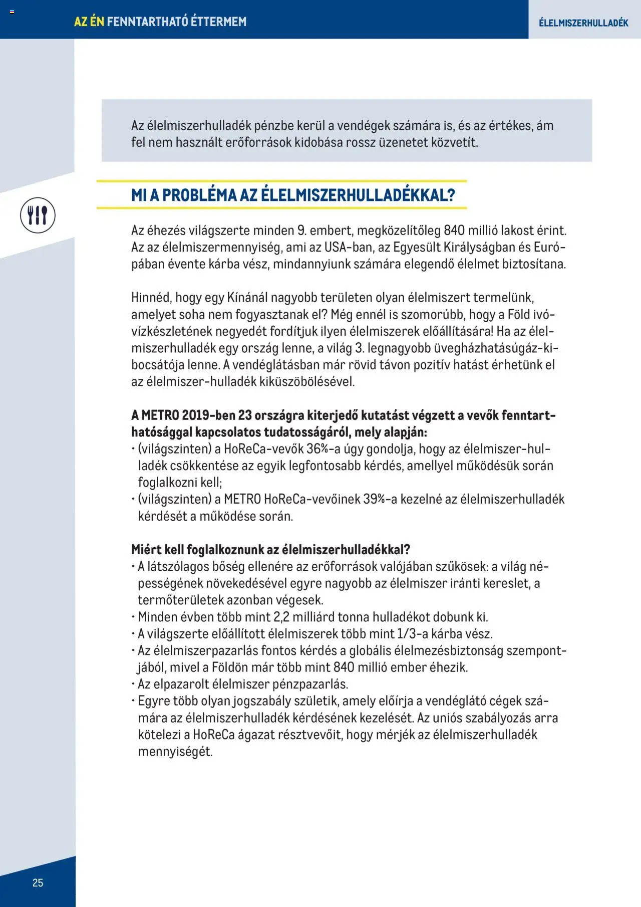 Metro - Fenntartható Gasztronómia booklet - 25oldal - érvényes 2023.06.07.-tól