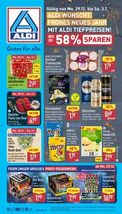 Vorschau Aldi Prospekt 	 gültig ab 29.12.2025