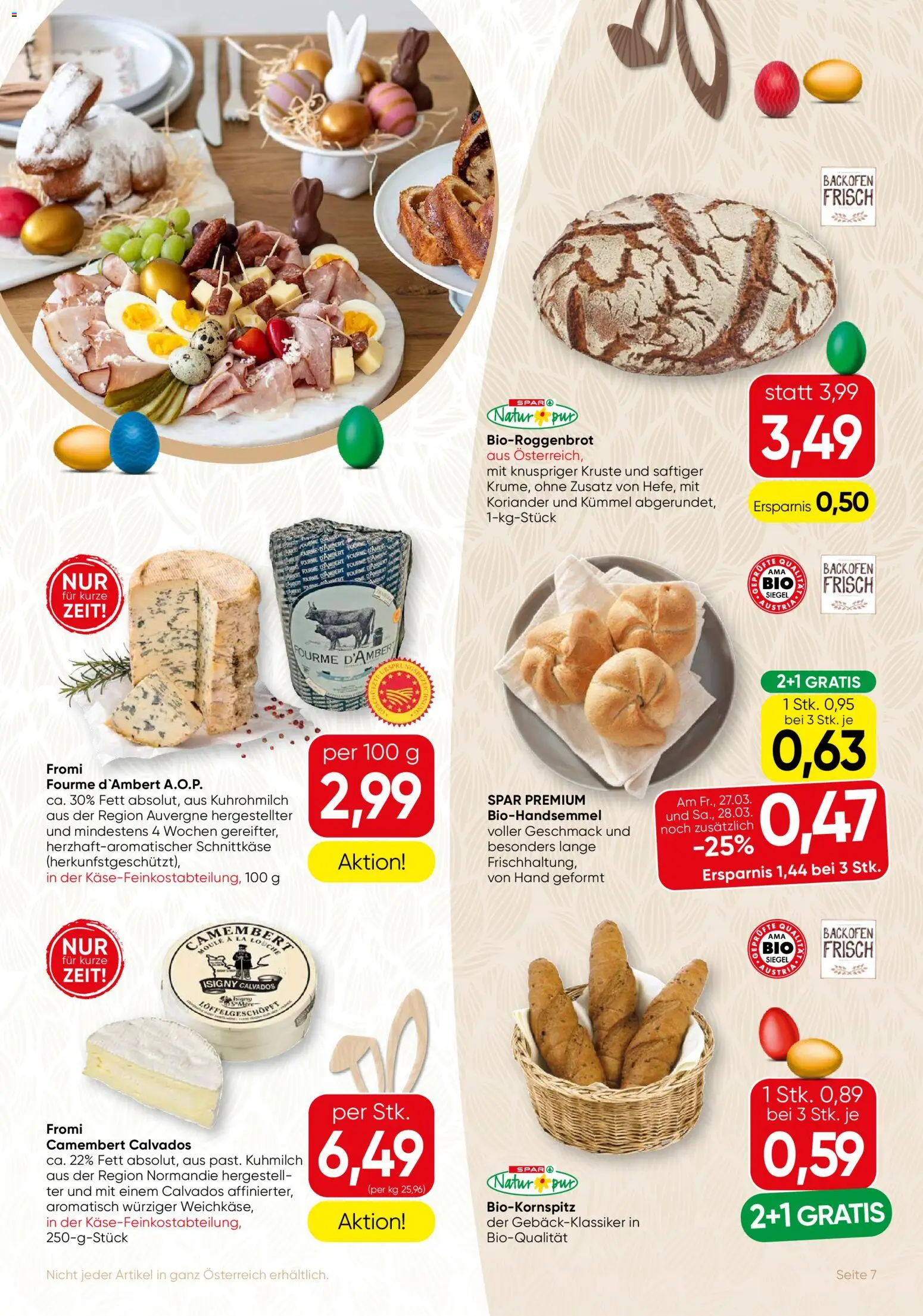 SPAR Gourmet Flugblatt - page 7- valid from 26.03.2026