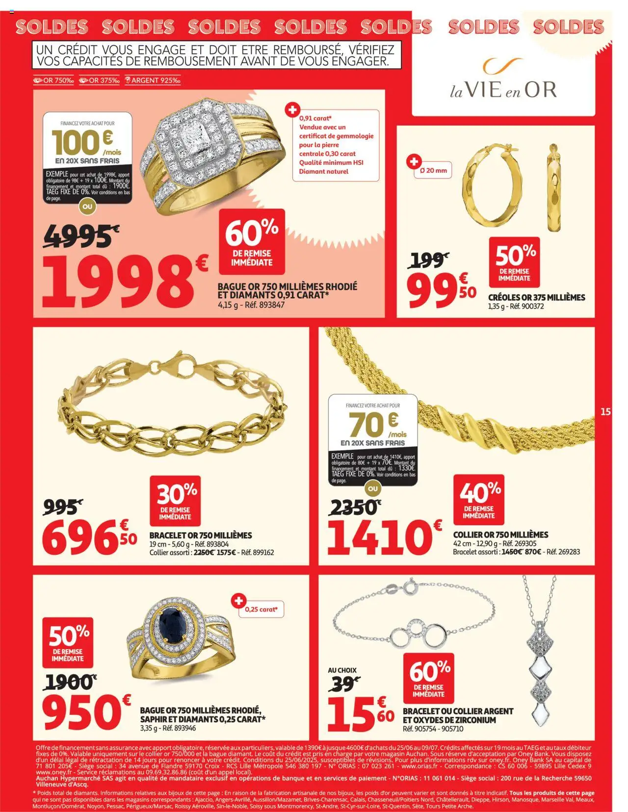 Auchan - SOLDES CORSE : jusqu'à -70% ! - page 15 - valable à partir du 09/07/2025