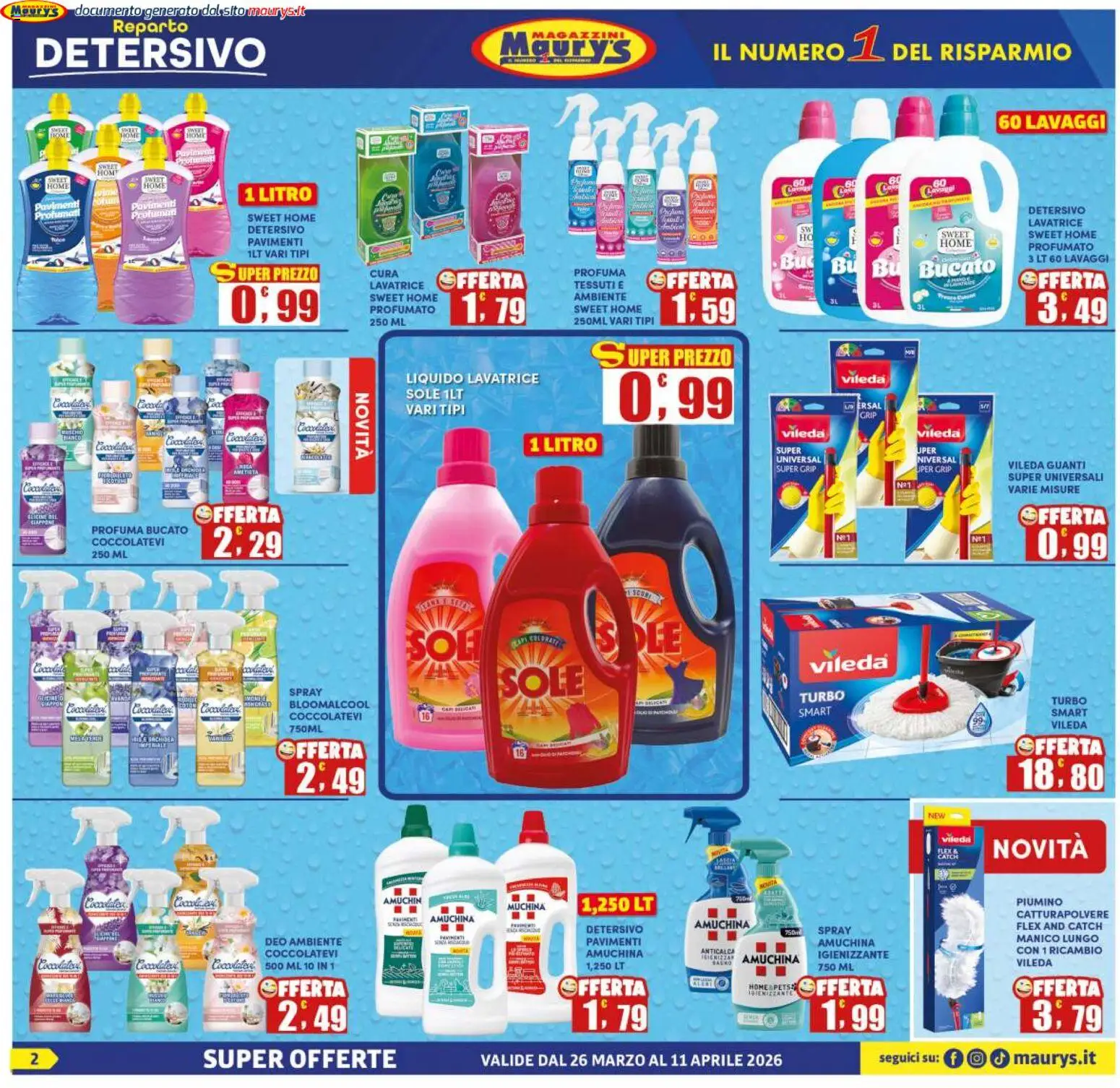 Maury's volantino - pagina 2 - valido dal 26/03/2026