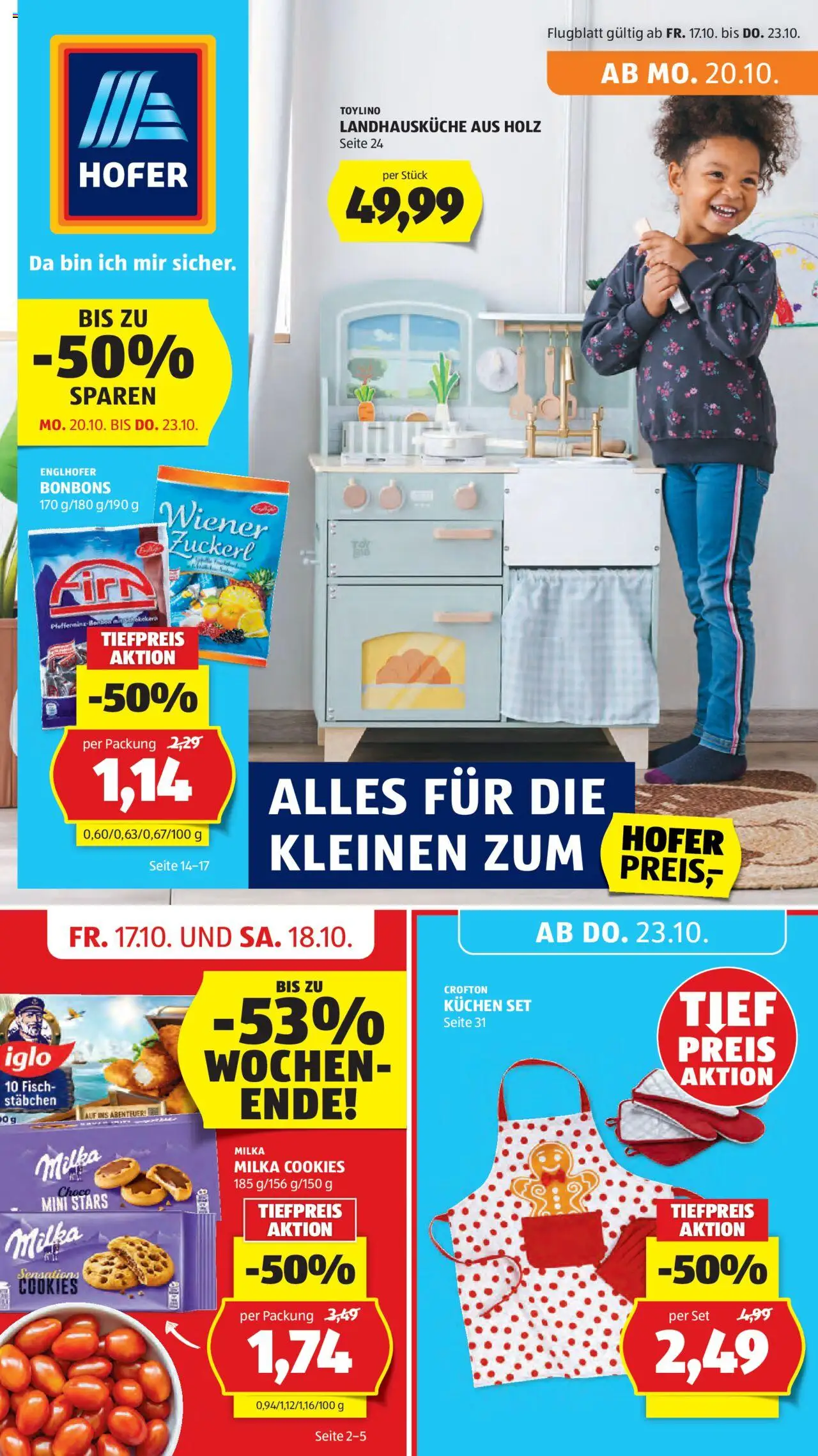 Hofer Flugblatt - Seite 1- gültig ab 17.10.2025