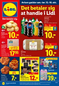 Forhåndsvisning Lidl - Tilbudsavis gyldig fra 12/10/2025