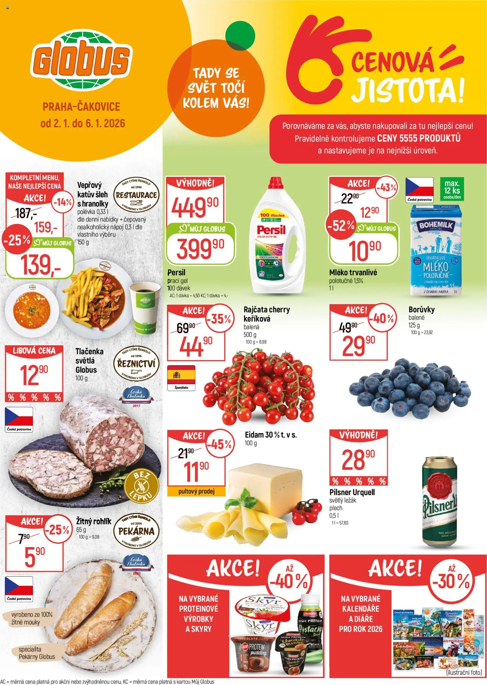 Globus leták - strana 1- platný od 02.01.2026