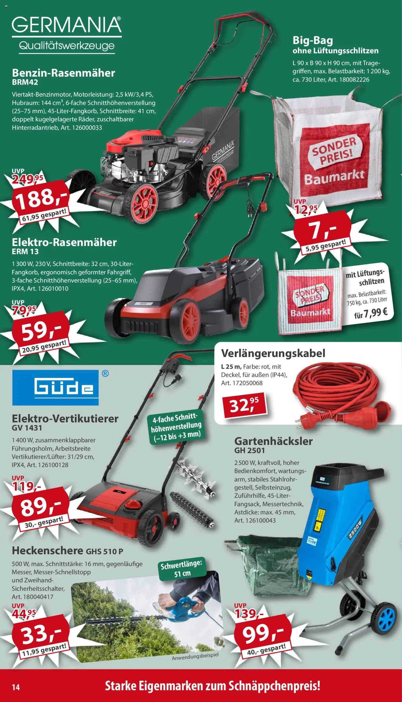 Sonderpreis Baumarkt Prospekt 	 - Seite 14 - gültig ab 28.02.2026