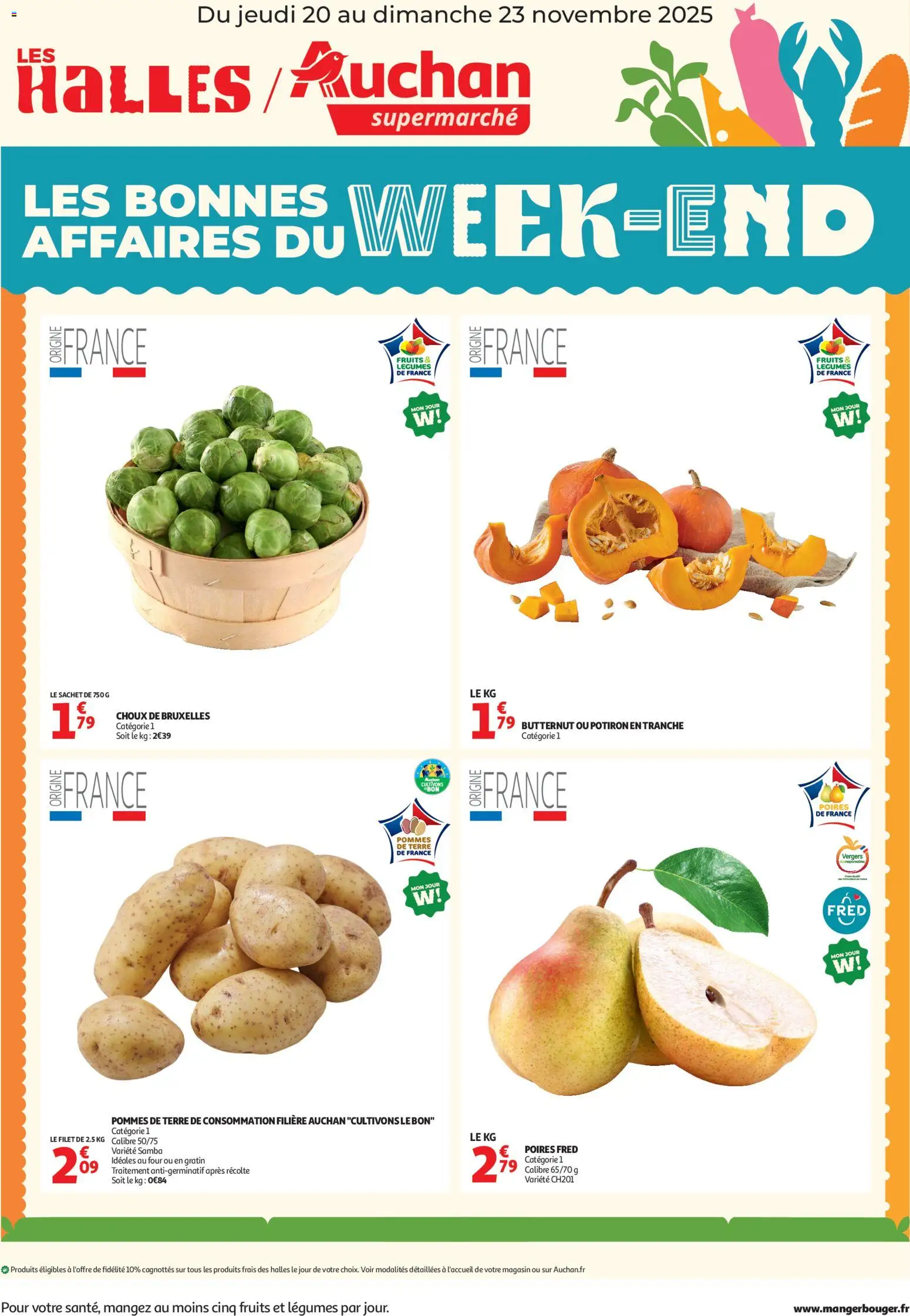 Auchan - Les bons plans du week-end dans votre super ! - pagina 1- geldig vanaf 20/11/2025