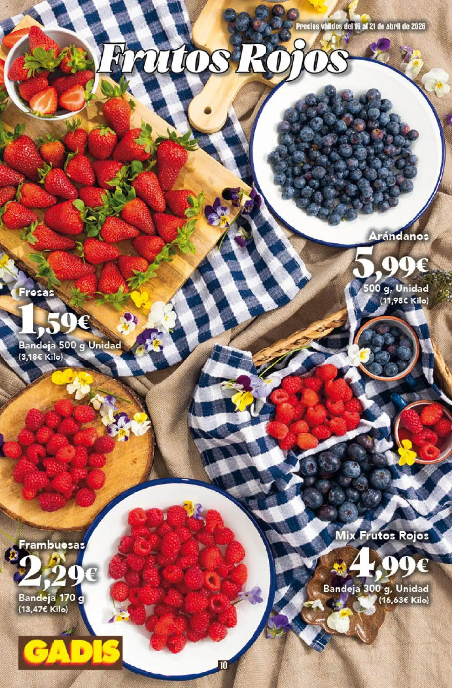 Gadis folleto - Página de 10 - Válido desde 16/04/2026
