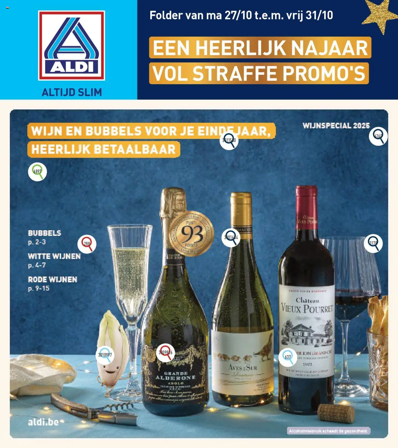 Aldi folder week 44 - pagina 1- geldig vanaf 27/10/2025