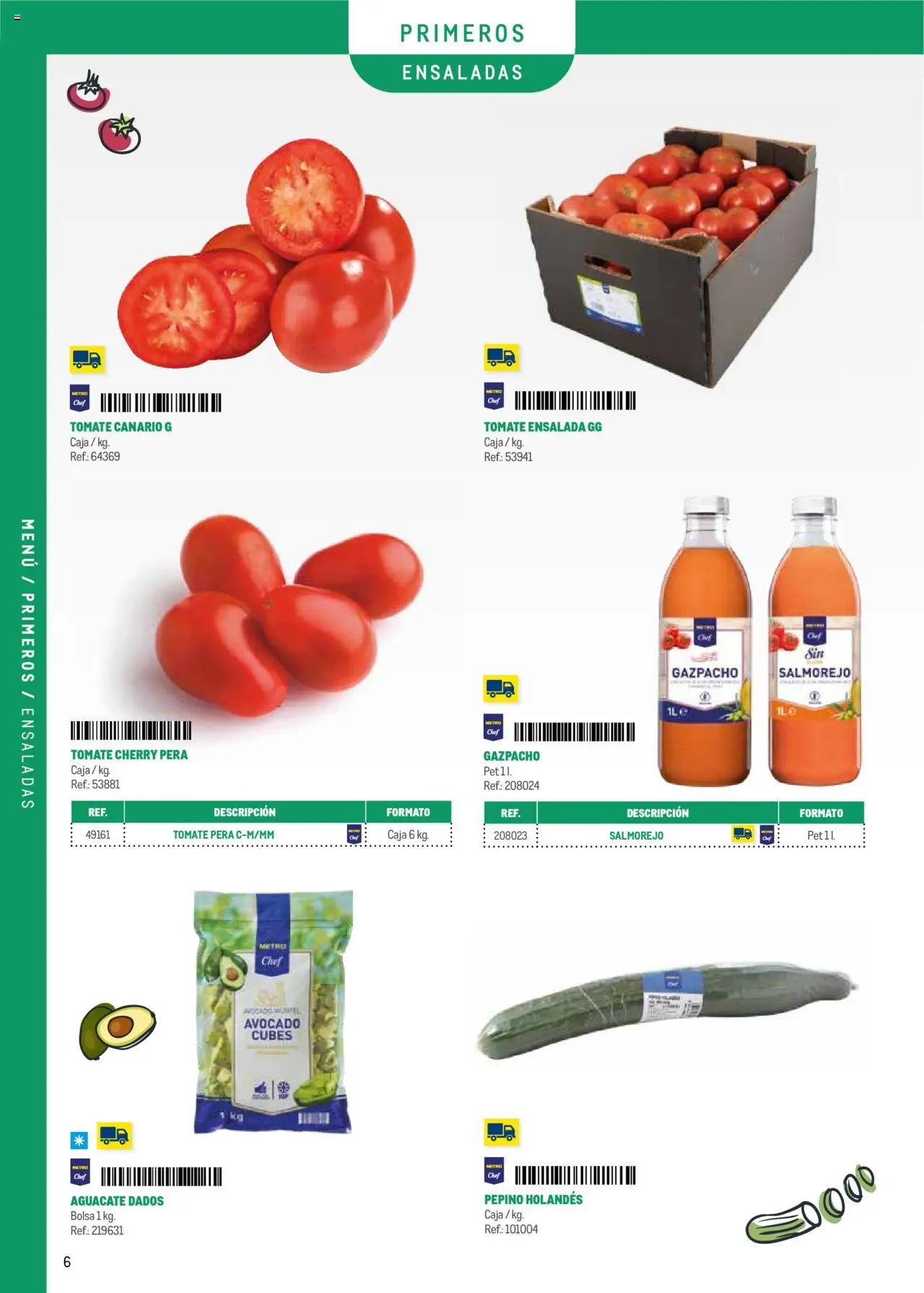 Makro -  Menú y Barra Canarias - Página de 6 - Válido desde 08/09/2025