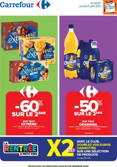 Aperçu Carrefour catalogue semaine 28 valable à partir du 08/07/2025