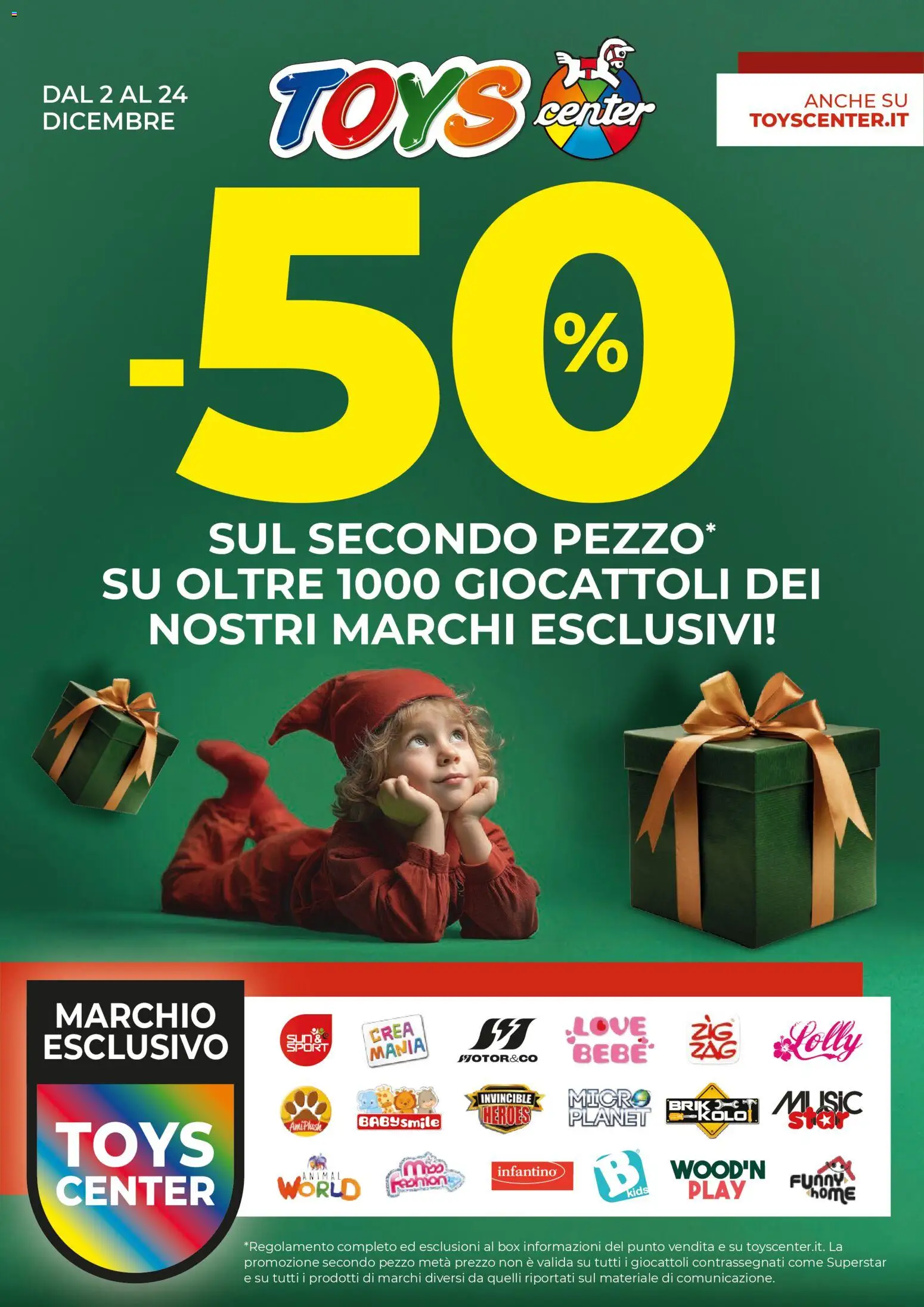 Volantino Toys Center	 - pagina 1 - valido dal 02/12/2025