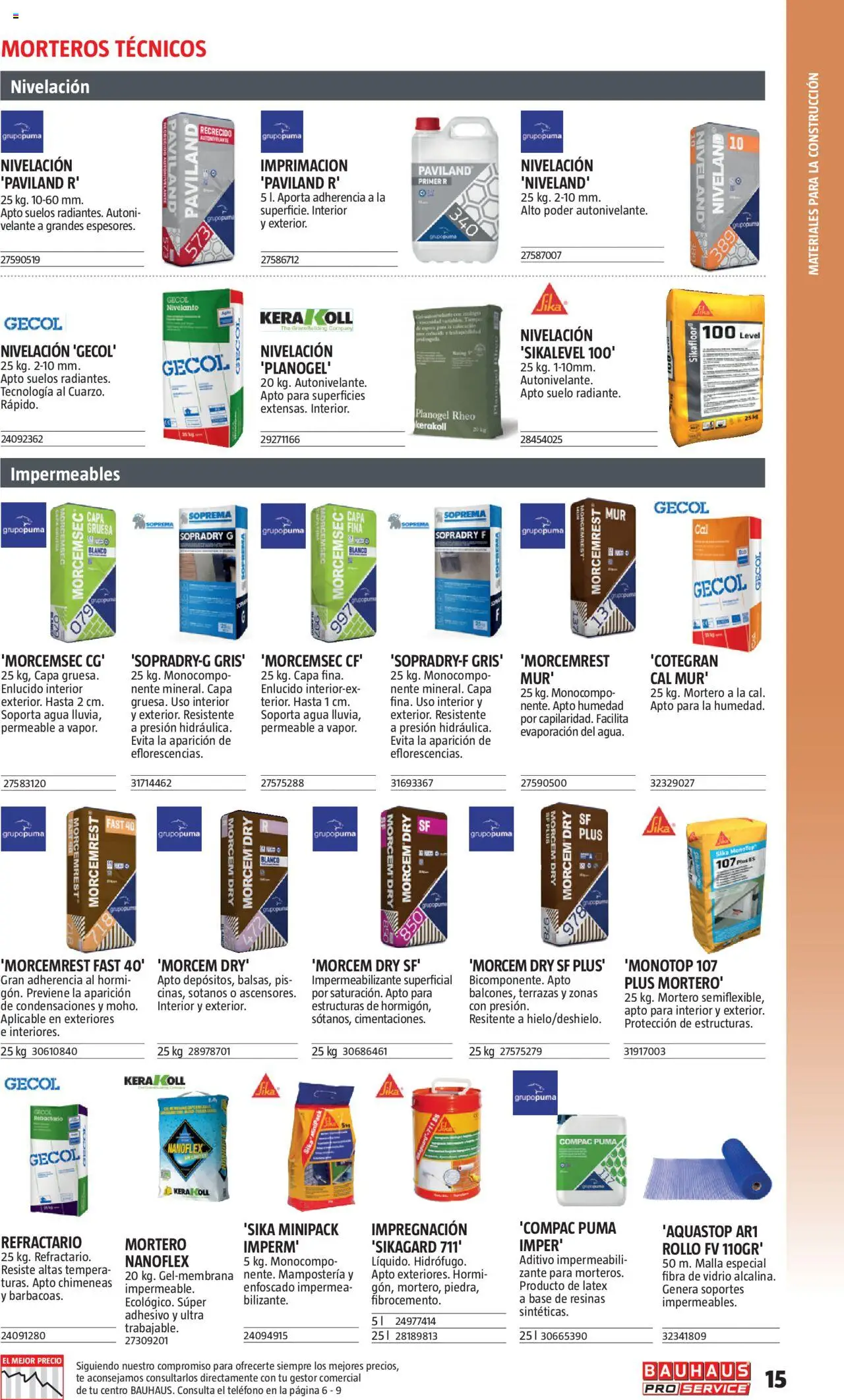 Bauhaus - ProService  - Página de 15 - Válido desde 24/02/2025