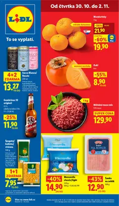 Náhled Lidl leták platný od 30.10.2025
