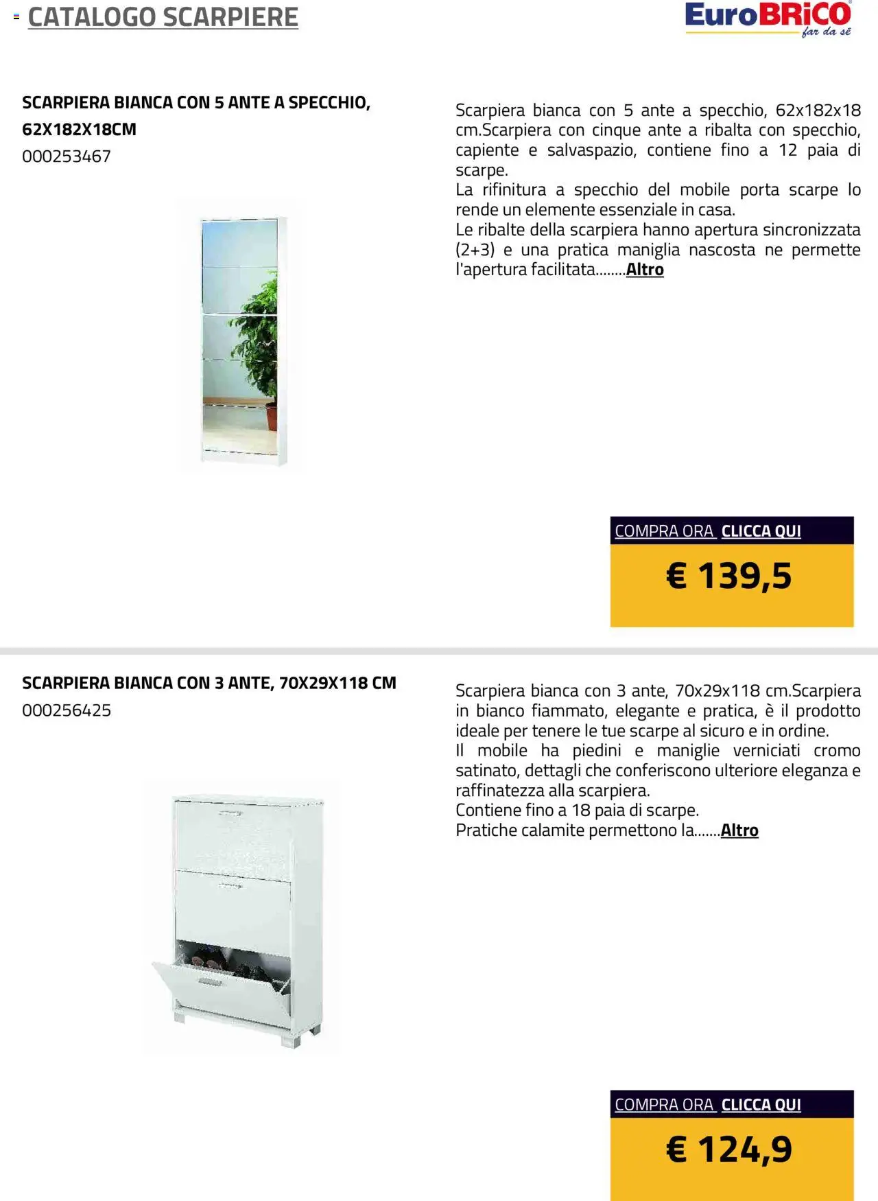 Eurobrico Scarpiere catalogo - pagina 4 - valido dal 23/07/2025
