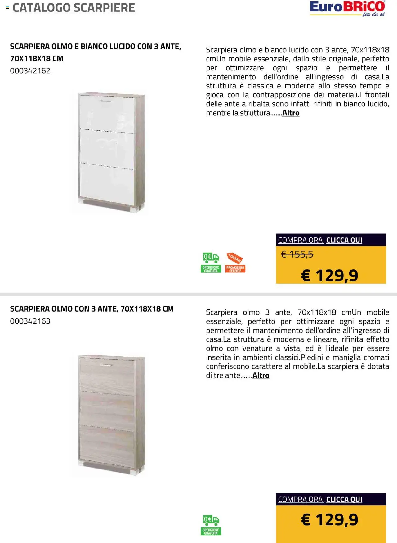 Eurobrico Scarpiere catalogo - pagina 11 - valido dal 23/07/2025
