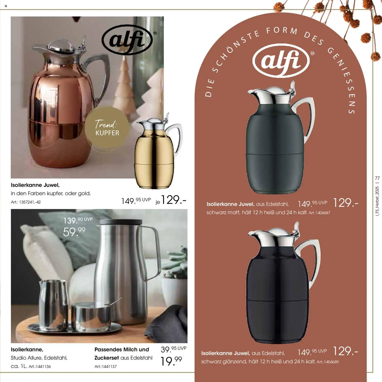 Zurbrüggen Trend-Journal Herbst - Seite 77 - gültig ab 21.10.2025