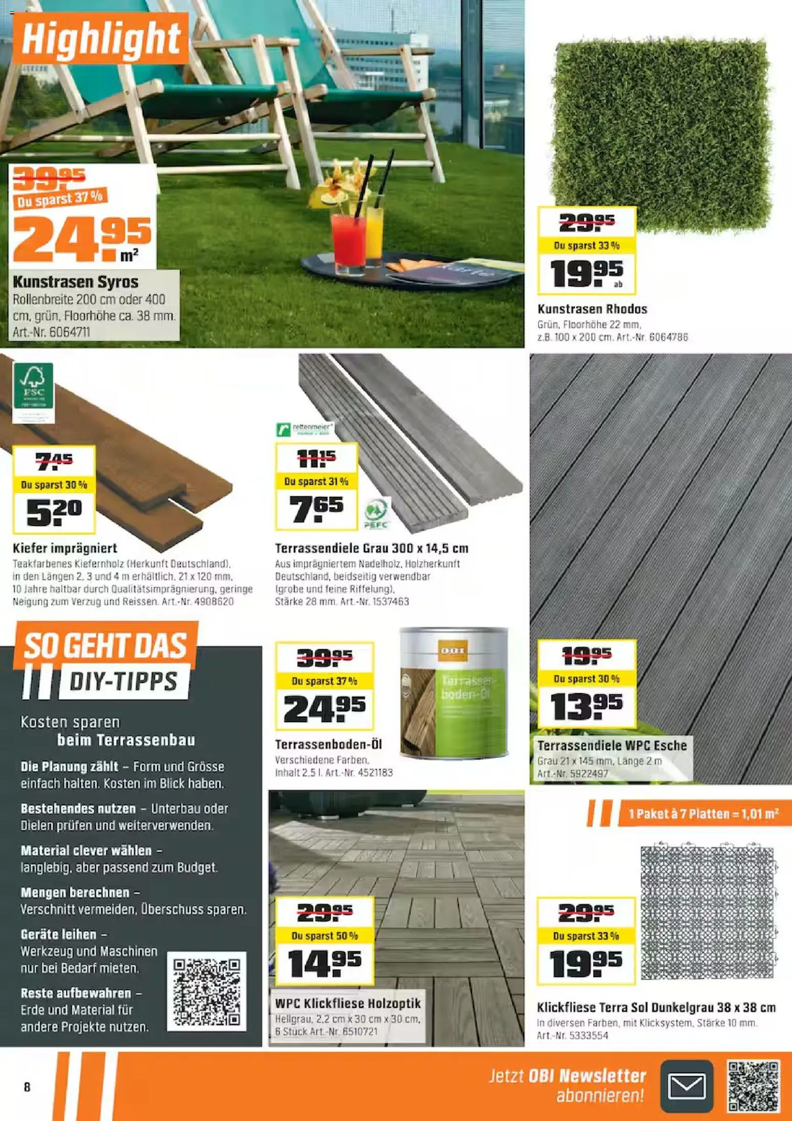 OBI aktionen - page 8- valid from 18.03.2026