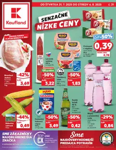 Kaufland leták platný od 31.07.2025