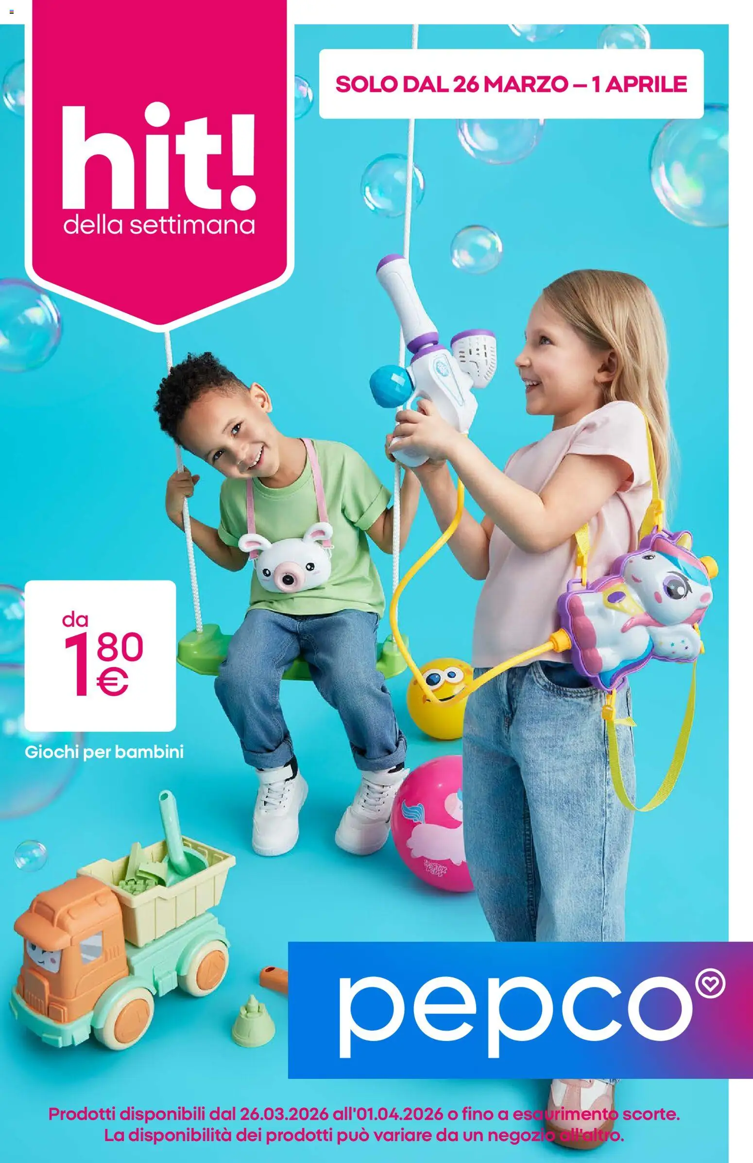 Pepco volantino - pagina 1 - valido dal 26/03/2026
