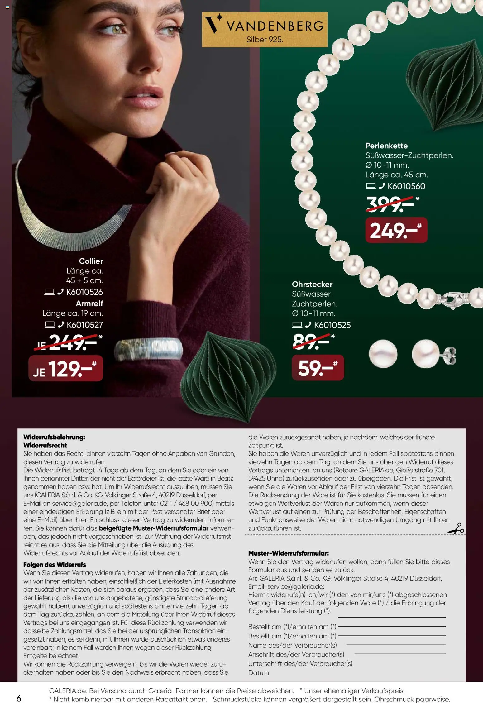 Galeria Karstadt Kaufhof Prospekt 	 - Seite 6 - gültig ab 03.12.2025