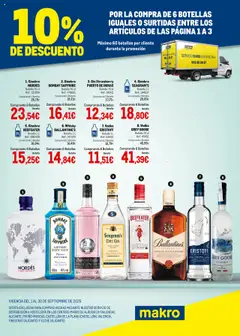 Vista previa del folleto Makro - Destilados Levante 2 válido desde 01/09/2025
