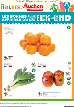 Auchan - Les bons plans du week-end dans votre super ! geldig vanaf 26/02/2026