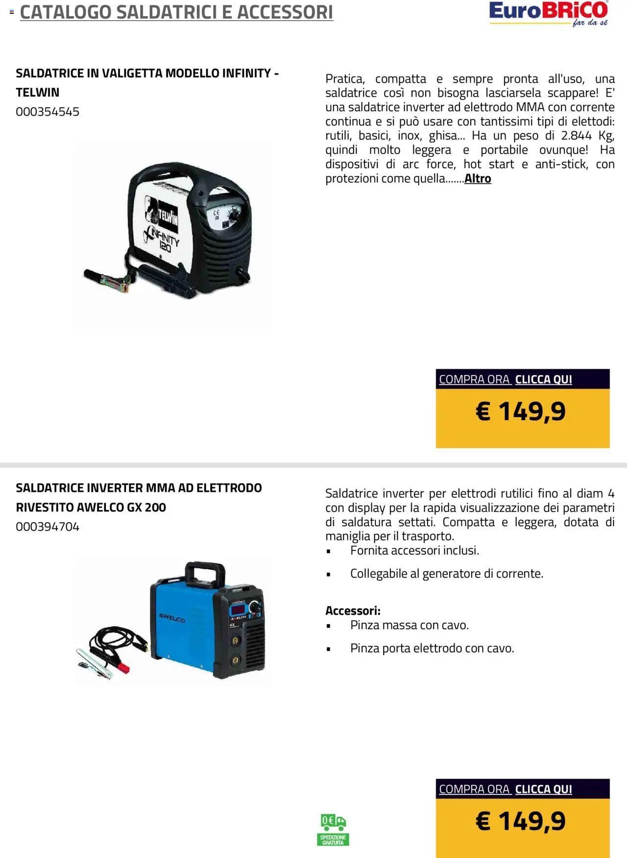 Eurobrico Saldatrici e accessori catalogo - pagina 12 - valido dal 23/07/2025