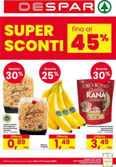 Anteprima Despar volantino valida dal 05/03/2026