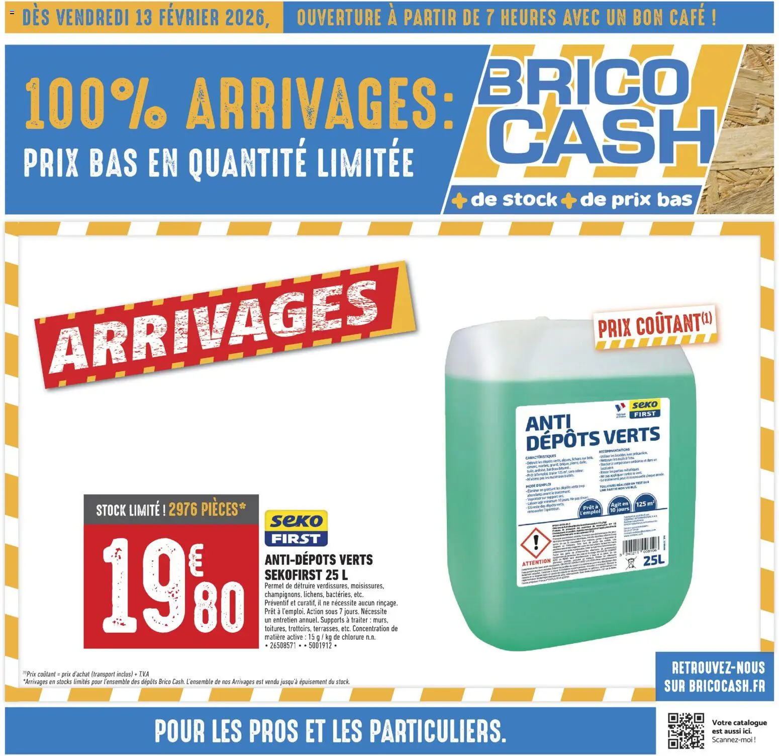 Brico Cash catalogue - page 1 - valable à partir du 13/03/2026