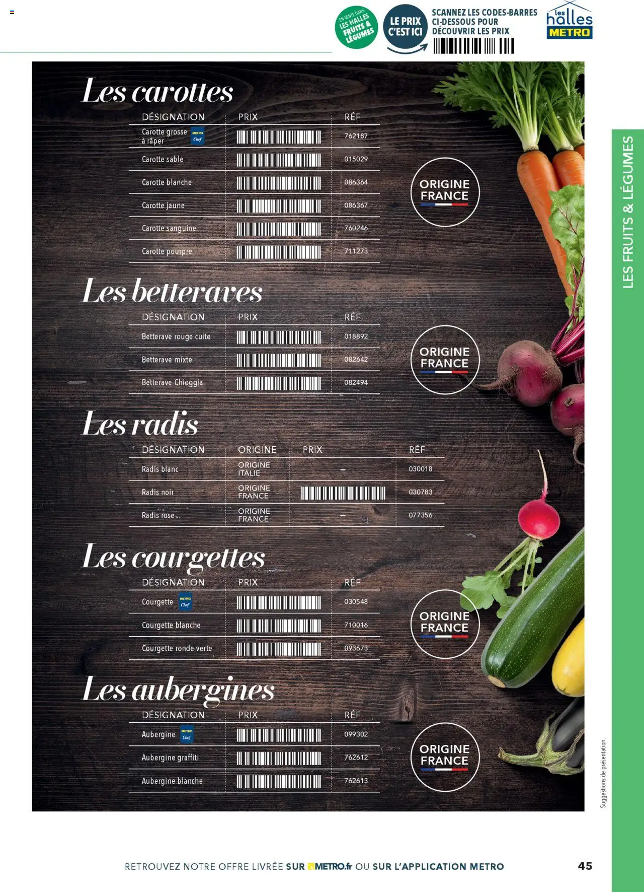 #METRO Restauration a table - page 45 - valable à partir du 02/03/2025