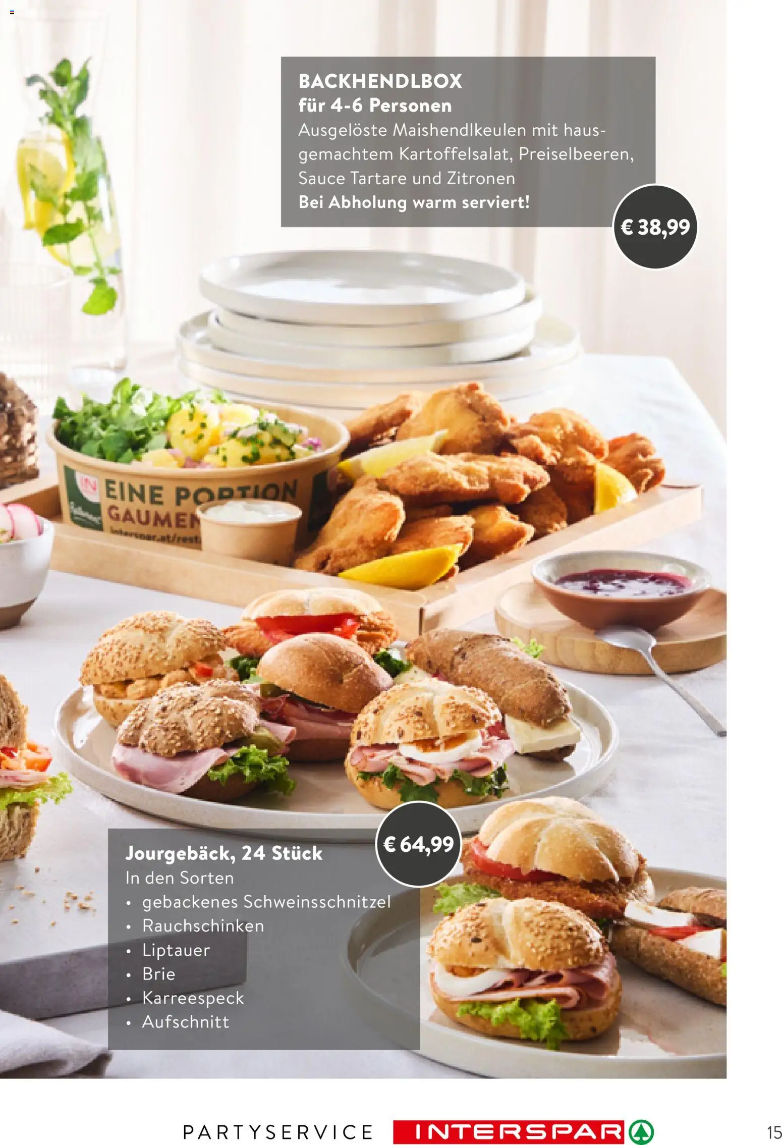 Interspar Party Service - page 15- valid from 26.01.2026