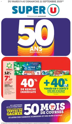 Aperçu Super U catalogue valable à partir du 09/09/2025