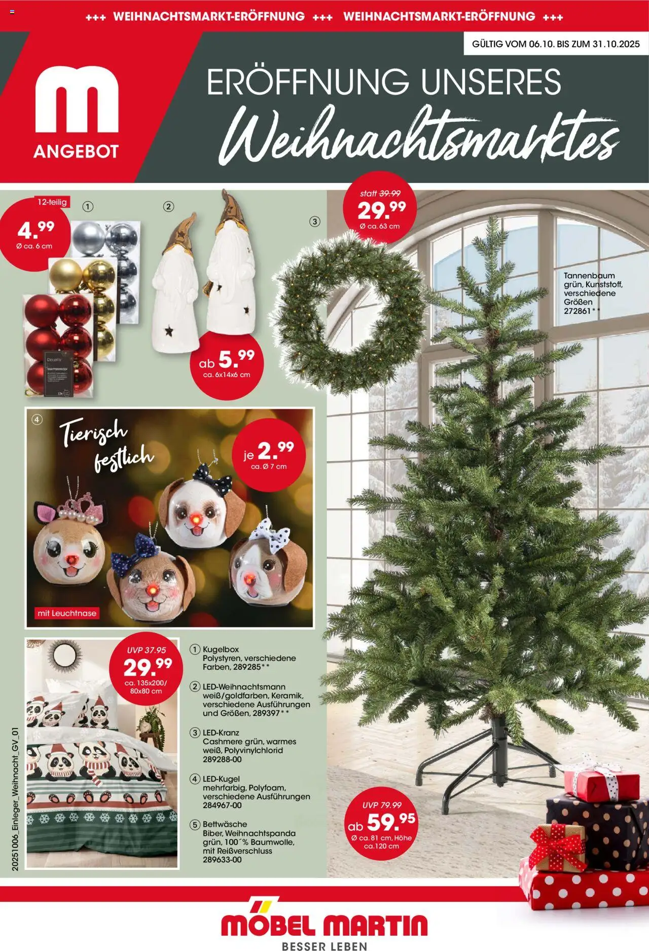 Möbel Martin Eröffnung Weihnachtsmarkt - Seite 1 - gültig ab 06.10.2025