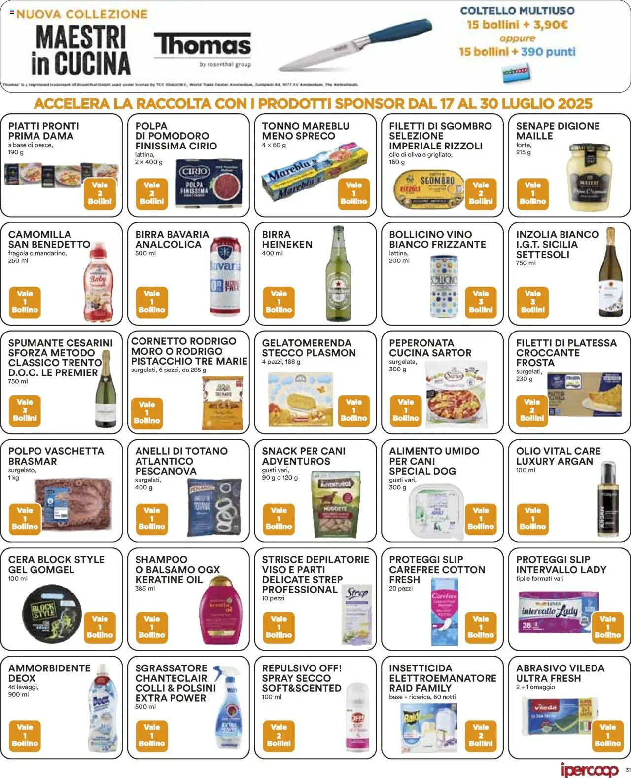 Volantino Ipercoop	 - pagina 31 - valido dal 17/07/2025