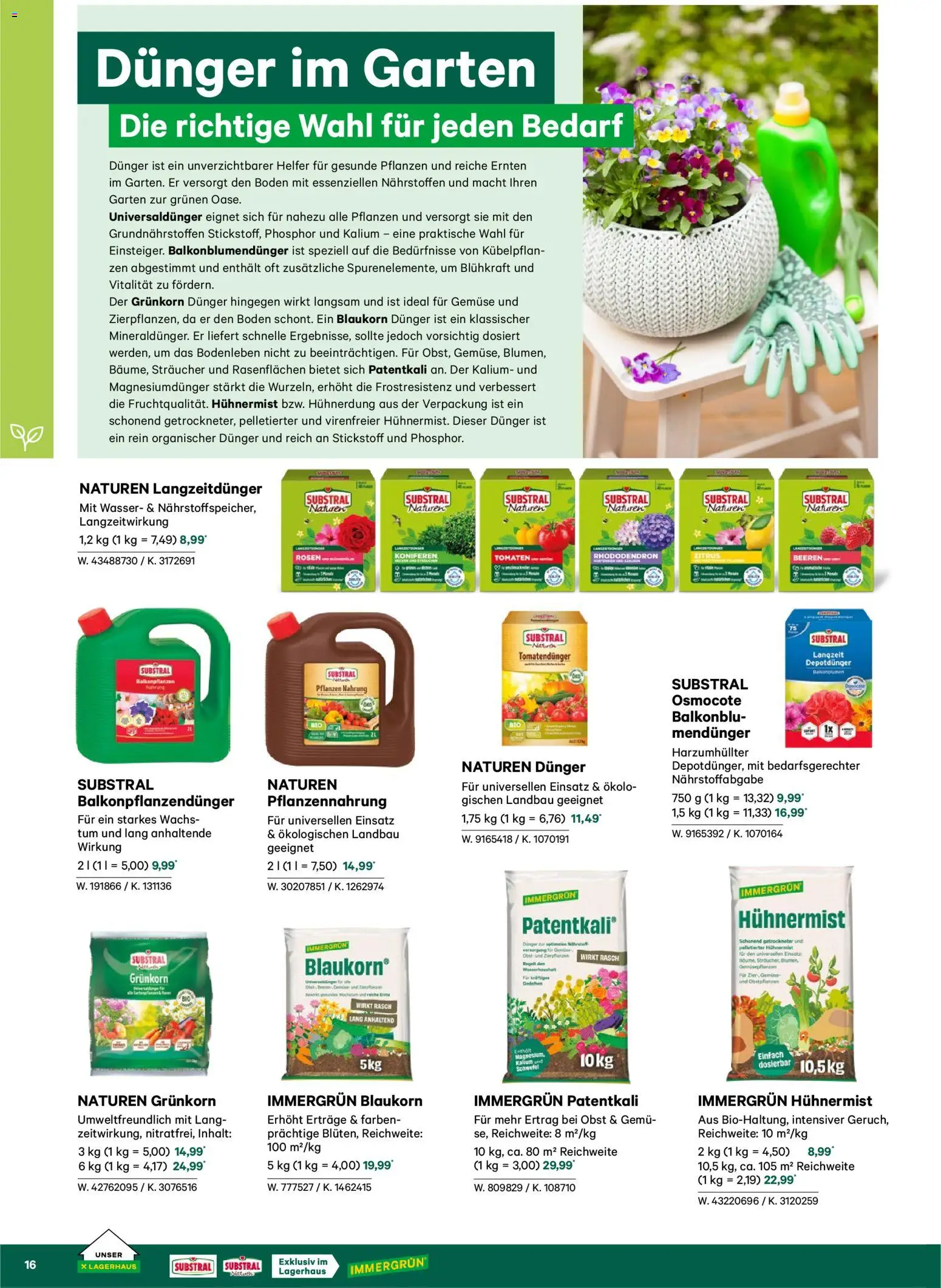 Lagerhaus  Garten und Freizeit Katalog 2026 - page 16- valid from 22.02.2026