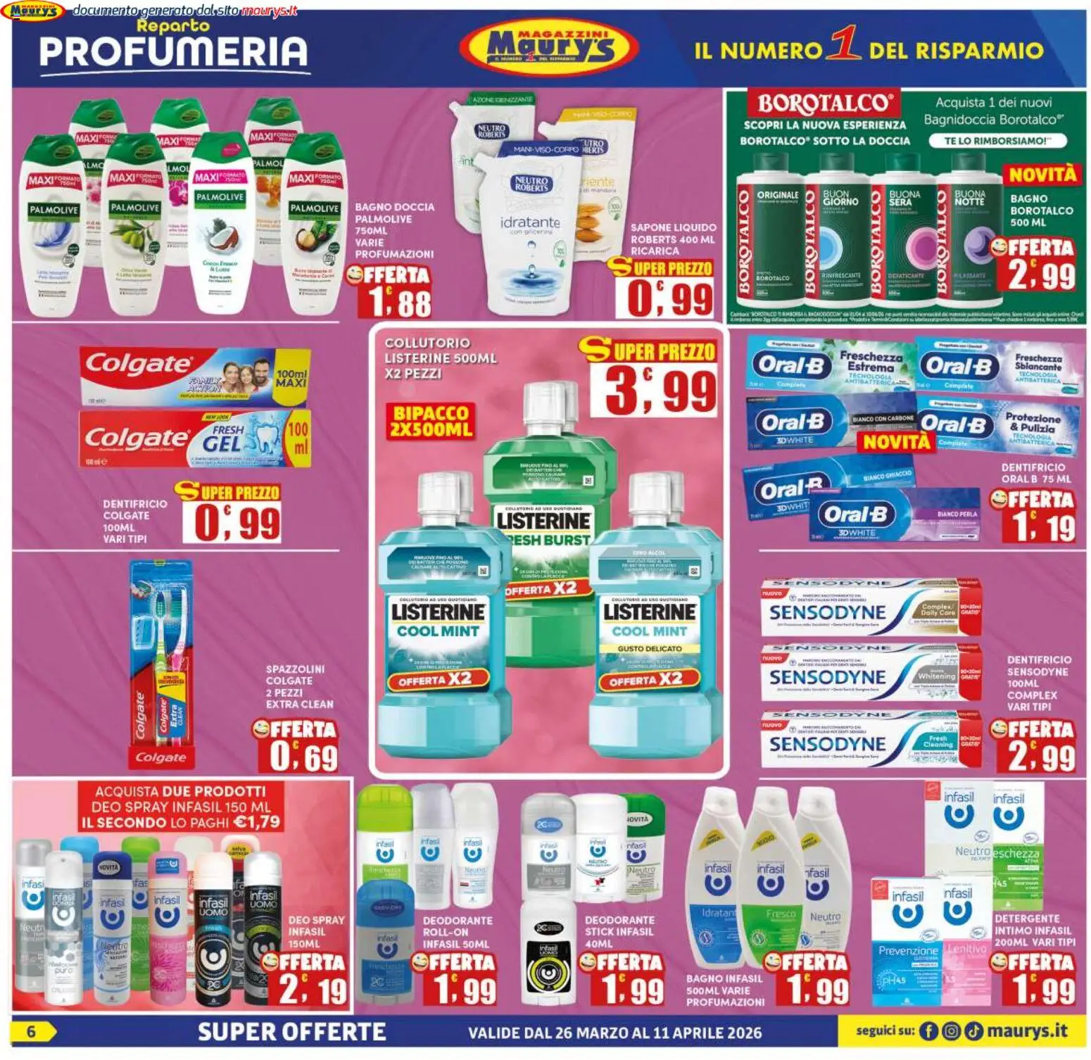 Maury's volantino - pagina 6 - valido dal 26/03/2026