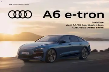 Vorschau Audi  A6 e-tron gültig ab 01.10.2025