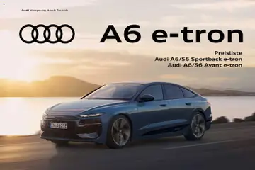 Vorschau Audi  A6 e-tron gültig ab 01.10.2025