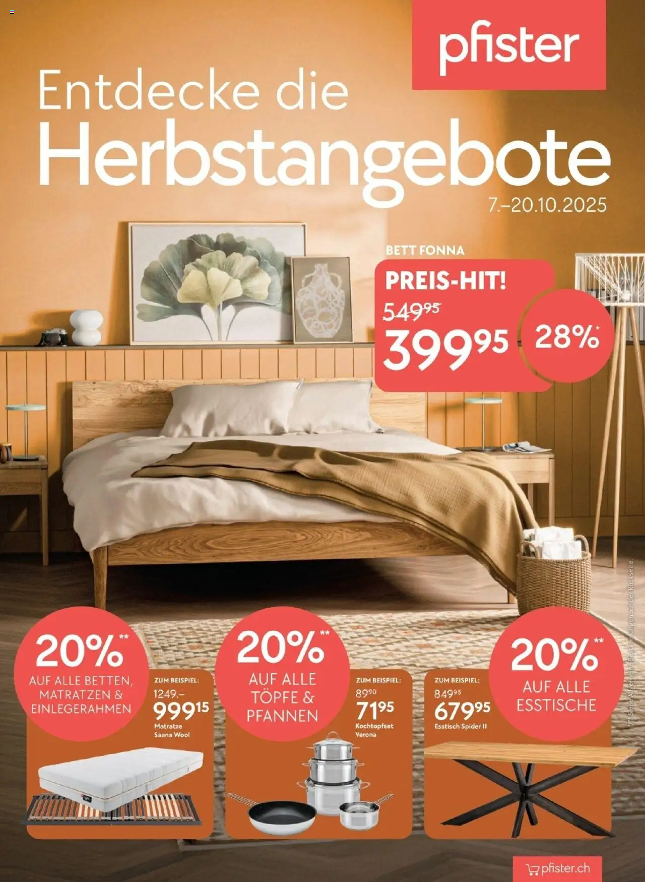 Pfister Aktionen - Seite 1- gültig ab 07.10.2025