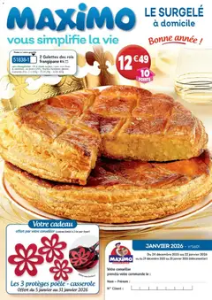 Aperçu Maximo catalogue valable à partir du 24/12/2025